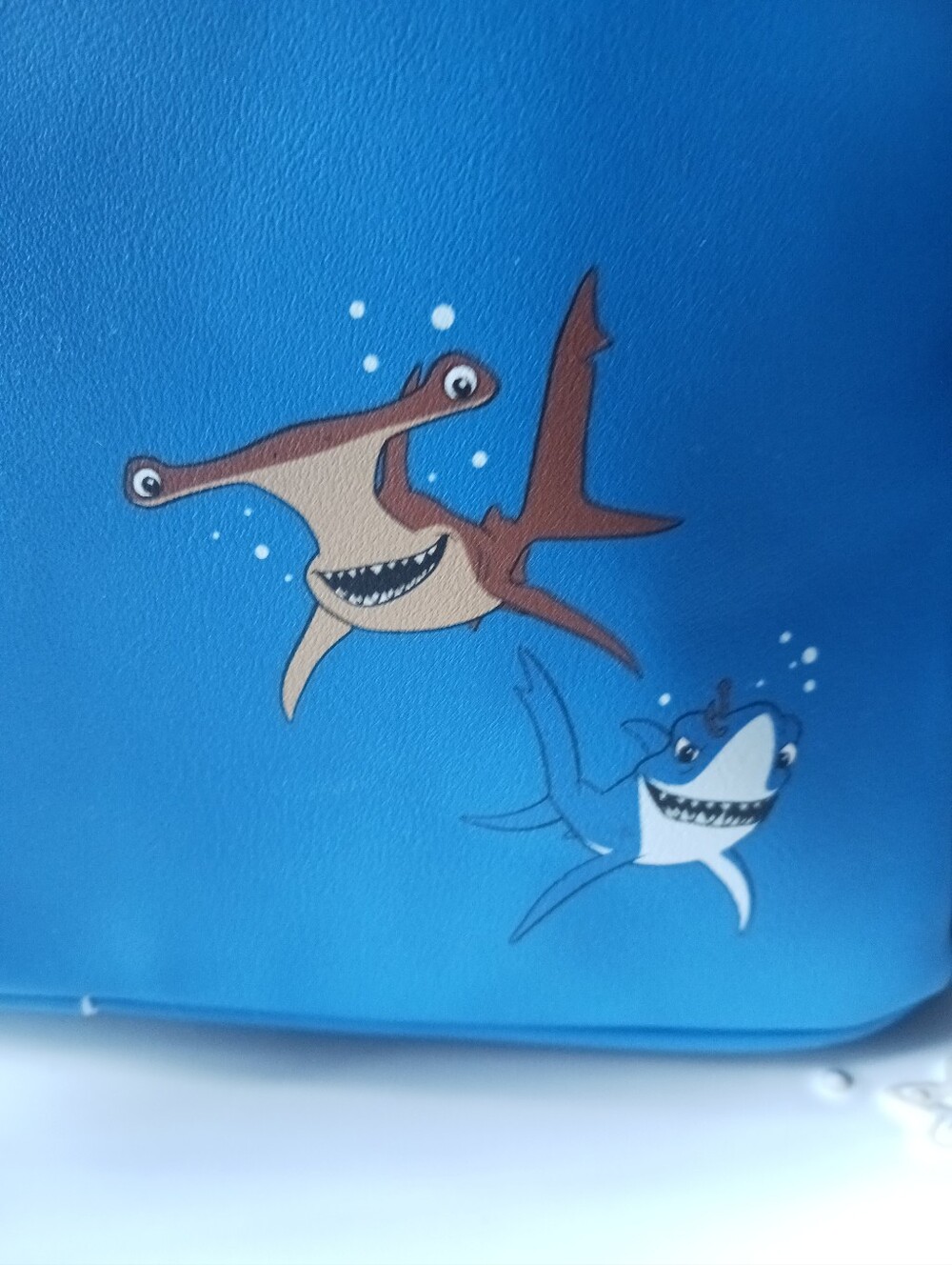RARE Loungefly × Disney Pixar Finding Nemo Bruce the Shark Mini Backpack - Picture 9 of 14